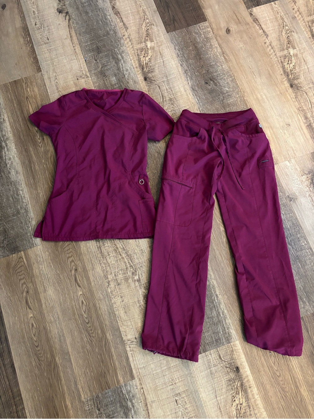 Women's Scrub Set - Deep Berry
